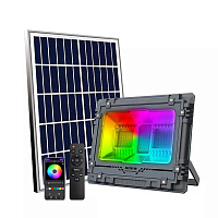 Солнечный прожектор TERMINATOR, цветной RGB, 60Вт