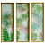 Модульное панно из стекла и металла TROPIC, 90*2.7*90 см