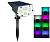 Солнечный светильник направленного света RGB SOLAR SPOT LIGHT, 30 см, многоцветный