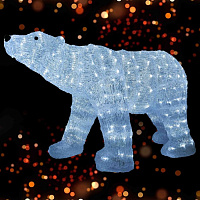 Акриловая фигура светодиодная "Медведь" 95 см.