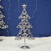 Новогодний декор из металла ЕЛЬ, 34*51 см