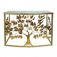 Консоль с зеркальной столешницей GOLDEN TREE, 110х80 см
