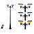 Солнечный светильник со столбом 3 LIGHTS - 2 HEAD, 270см