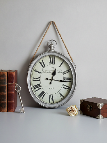 Часы настенные овальные COLORADO CLOCK Co., 50*42 см