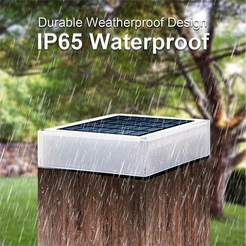 Солнечный светильник SOLAR YARD POST LIGHT, 13*13*4 см