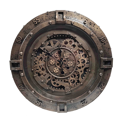 Часы настенные NAUTILUS с подвижным механизмом, Ø65*7.2 см