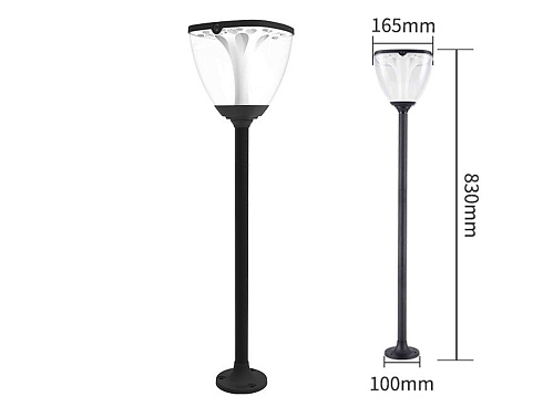 Солнечный светильник 3 LIGHTS in ONE, 80 см