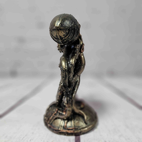 Фигура осьминог CAPTAIN OCTOPUS в индустриальном стиле, 18*11 см