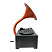 Виниловый проигрыватель RETRO STYLE 33/78/45 об/мин, + FM/BT/USB, цвет чёрный