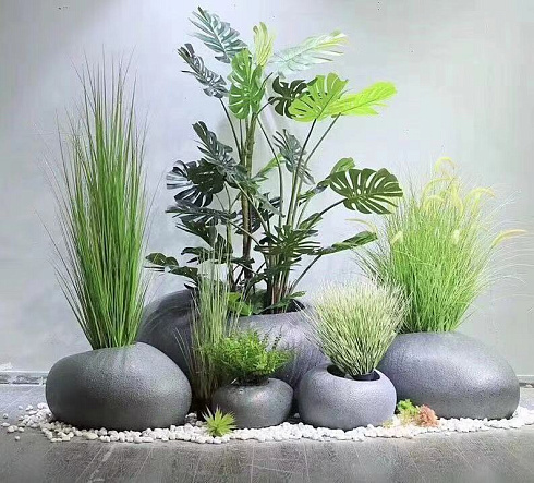 Кашпо камень, 90*70 см
