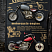 Часы настенные интерьерные ESTECHNO «Vintage Motorcycle» Loft 3D, 80*60 см