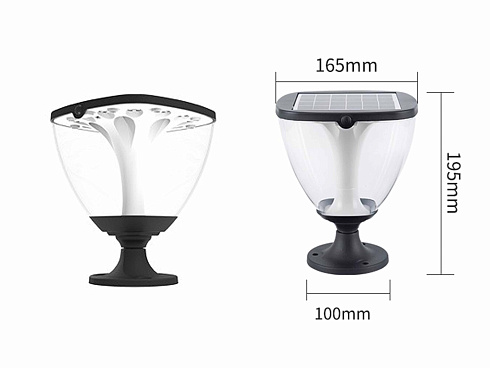 Солнечный светильник 3 LIGHTS in ONE, 20 см