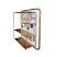 Полка навесная HOME, 39*39 см, металл