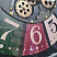 Часы настенные с подвижным механизмом CASINO, Ø58 см