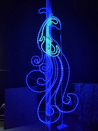 Новогоднее украшение серии ГЖЕЛЬ ЖАР-ПТИЦА 180х85 см IP65 