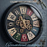 Часы настенные с подвижным механизмом GEARS & FORTUNE, 58 см, Ø58 см