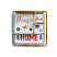Полка навесная HOME, 39*39 см, металл