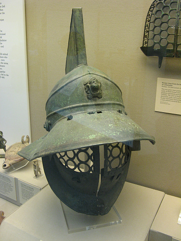  Гладиаторский шлем III-го типа, мурмиллонов