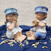 Садовые фигуры МОРЯЧКИ, 2 шт, 35*24 см