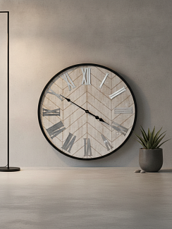 Часы настенные WOOD STYLE, Ø68 см