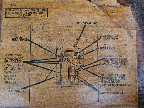 Граммофон кабинетный «Victrola Victor» VV1-4, США 1926 год выпуска