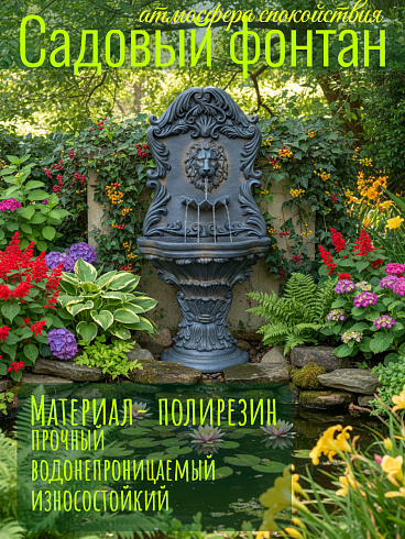 Декоративный фонтан КЛАССИК , 58.5*33*126 см