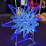 Световая конструкция ПОЛЯРНАЯ ЗВЕЗДА 3D, 165*150*30 см, уличная