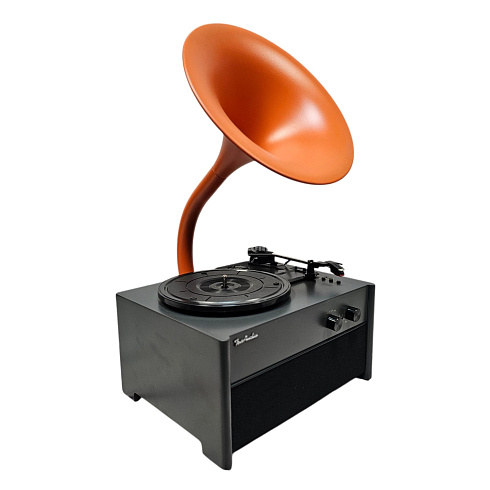 Виниловый проигрыватель RETRO STYLE 33/78/45 об/мин, + FM/BT/USB, цвет чёрный