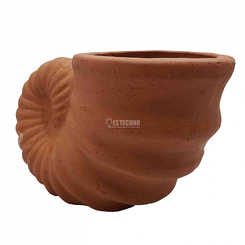 Глиняный горшок РАКУШКА, 33*22 см