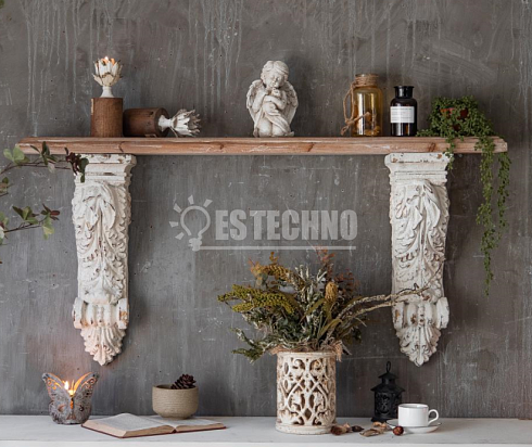 Полка с настенным креплением РИМСКИЕ ИСТОРИИ,  120*20*60 см