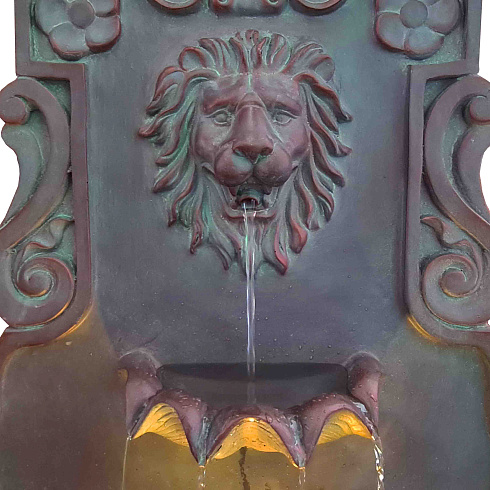 Фонтан садовый настенный KING, 80*46 см