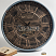 Часы настенные с подвижным механизмом ANTIQUES, Ø103 см