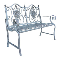 Скамья садовая из металла ANTIQUE, 111*145*58 см