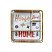 Полка навесная HOME, 39*39 см, металл